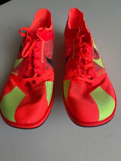 New Nike Zoom Dragonfly XC Cross Country Spike w/o Spikes Orange Size 14
