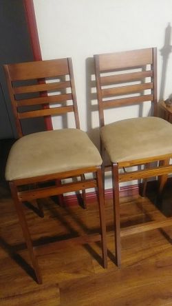 2 tall chairs