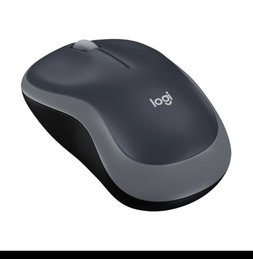 Logitech M185 Wireless Mouse,with USB Mini Receiver,Swift Grey(Battery Included)