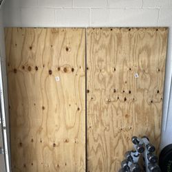 2 Sheets of Plywood