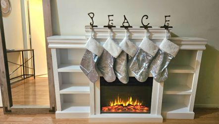 PEACE christmas stockings holders