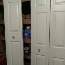 2 Heavy Wood BiFolding Doors