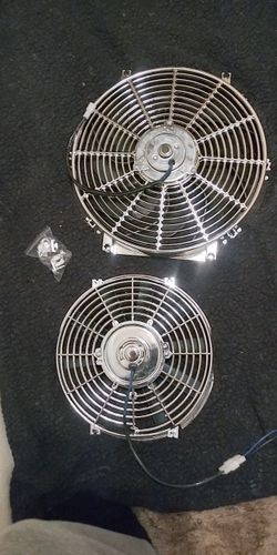 CHROME ELECTRIC FANS