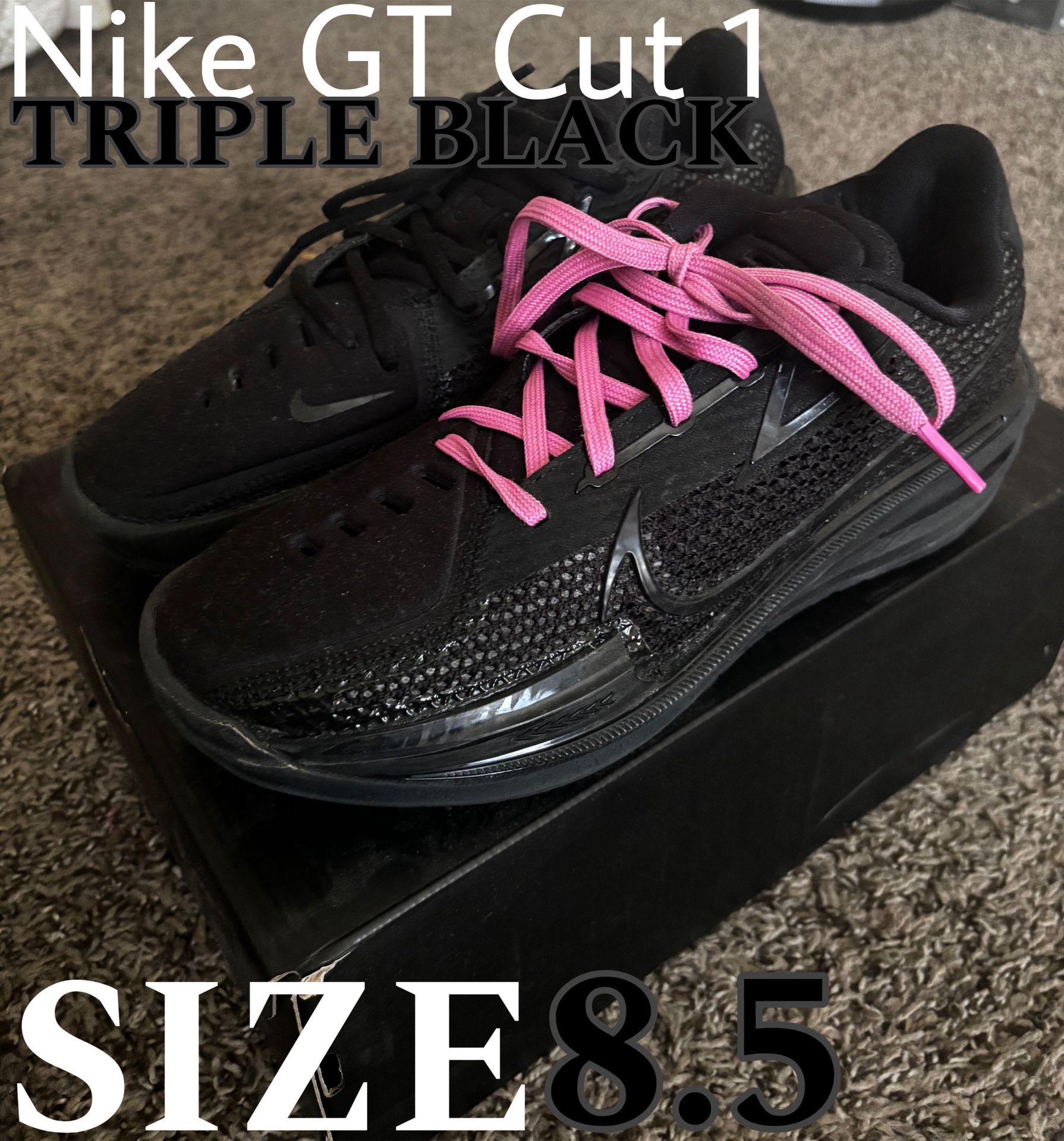 Nike GT Cut 1 “Triple Black”