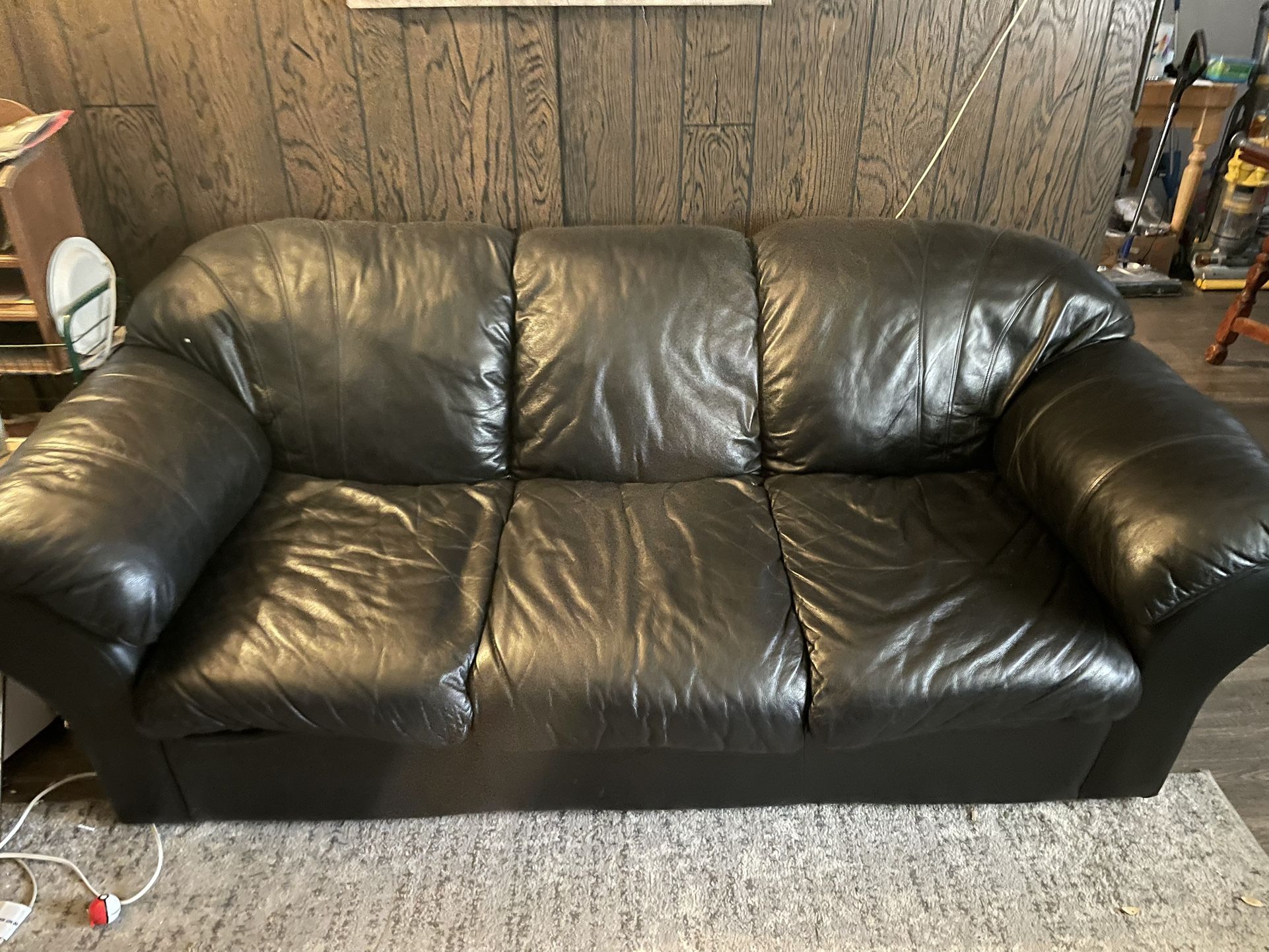 Leather Couch Sleeper