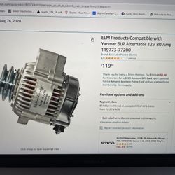 Alternator 12v 80amp