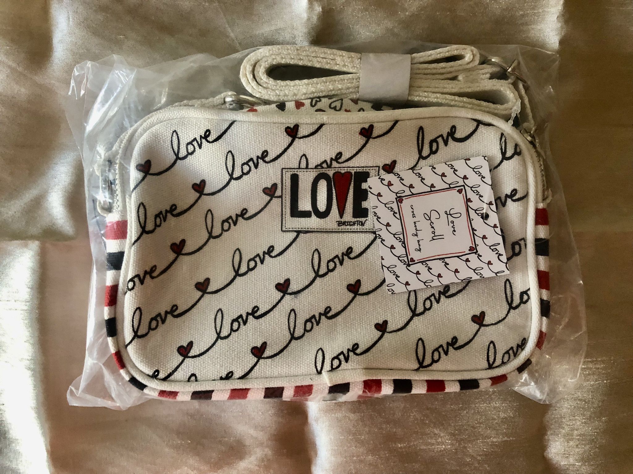 Brighton Love Scroll Crossbody Bag