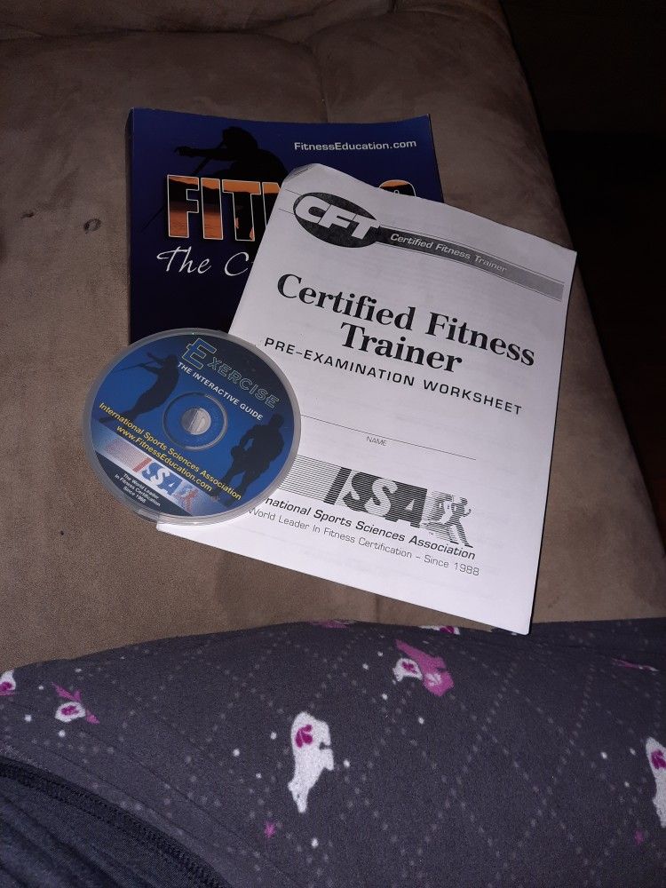 Free Certified Fitness Trainer Workbook Set. 