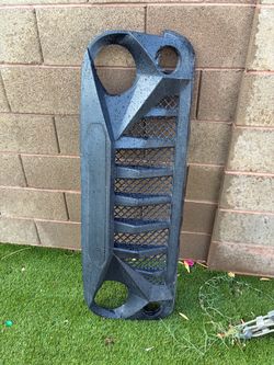 jeep wrangler angry grill