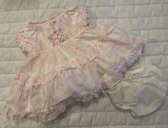 Janie And Jack 0-3 Month Dress With Bloomers