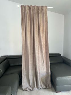 Royal Velvet Curtains 50/108” light brown