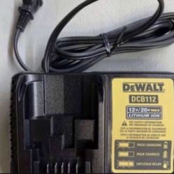 Dewalt GENUINE DCB112 12V-20V MAX Lithium Battery Charger,For Drill,Saw 20 volt