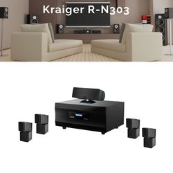 Kraiger Hifi-R-N303 Complete 6-Piece Surround System