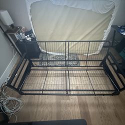 DHP Mabel Metal Futon Frame - Full Sized mattress Bed Frame