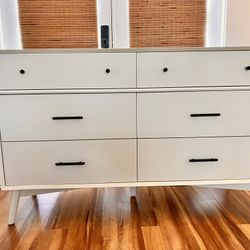 living spaces mid century modern dresser Modern 9 Drawer Dressers & Chests