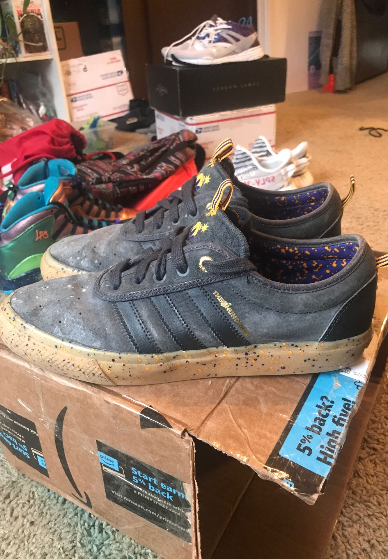 Adidas x Hundreds x NBA collab for Lakers. Size 10 mens