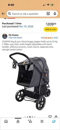Cooper Pet Stroller/Jogger