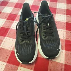 HOKA Shoes – Size 9 (Black/White)