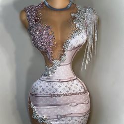 the PINK PRINT Dress