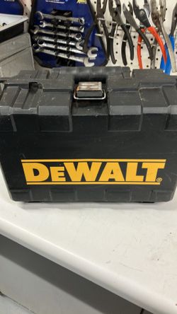 Empty DeWalt tool case