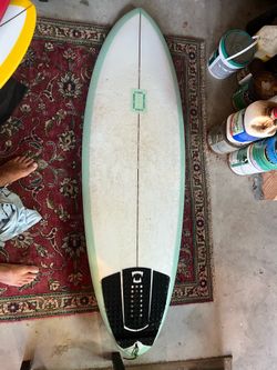 Love machine 5’7 trev fish surfboard