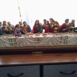 The Mirella Precious Collection Last Supper 3D Sculpture Art Twelve Apostles