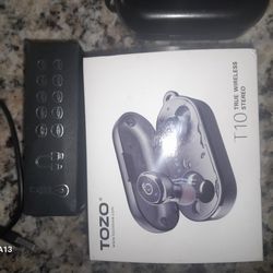 Tozo Wireless Waterproof Earbuds With Self Charging Case $15
