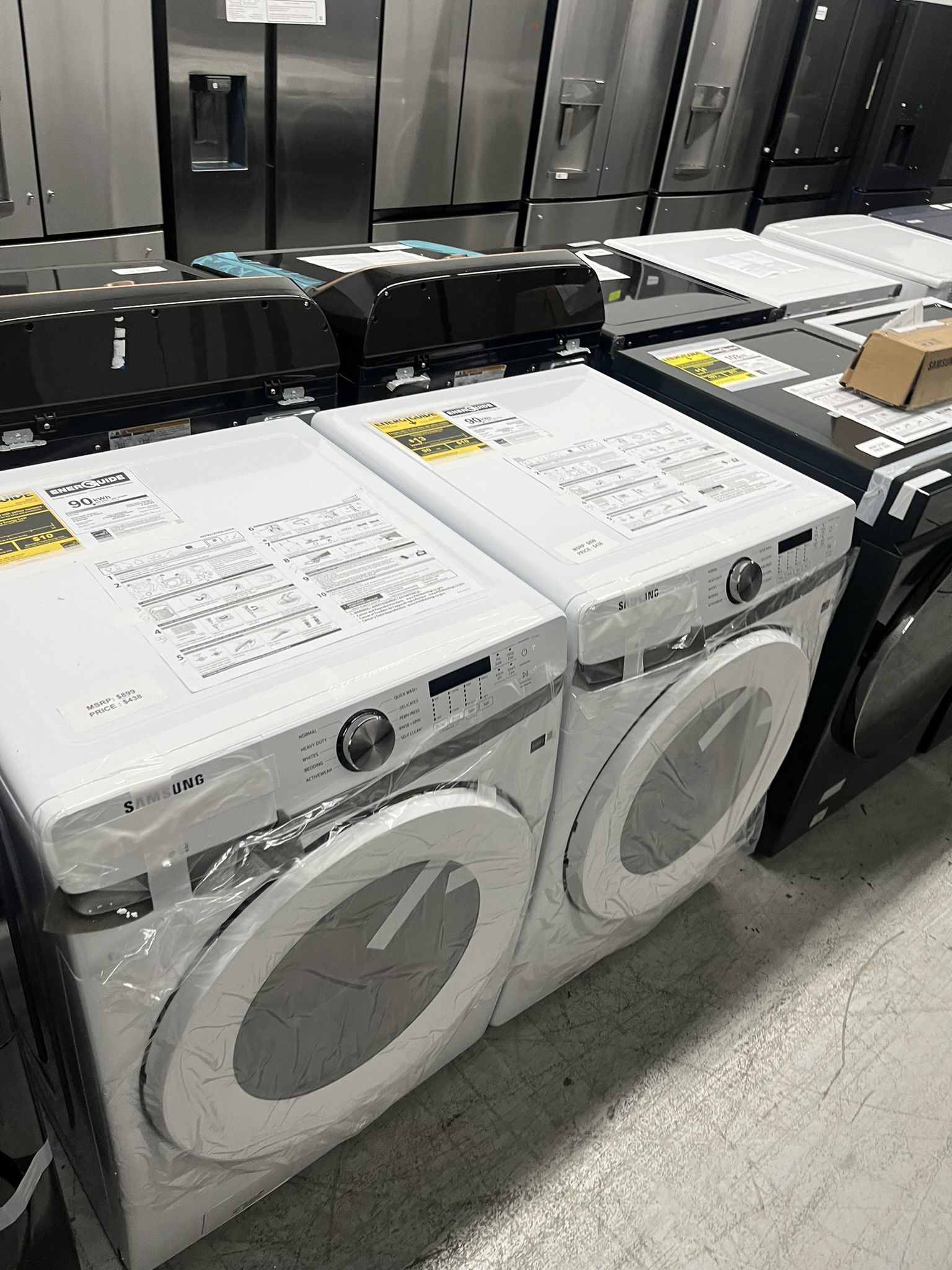 Weekly Deals on Washers & Dryers (brand new) 
