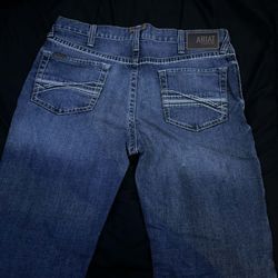 Mens Boot Cut Jeans Ariat & Rock N Roll 36x32
