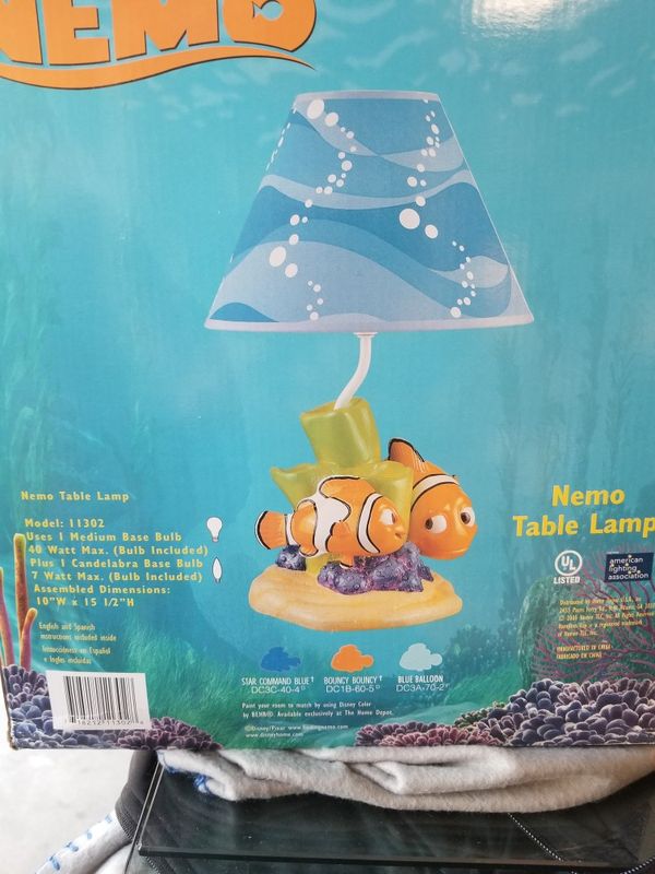Disney Finding Nemo Lamp For In Menifee Ca Offerup