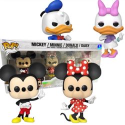 Funko Pop! Vinyl: Disney - Mickey & Friends 4 Pack - Collectible