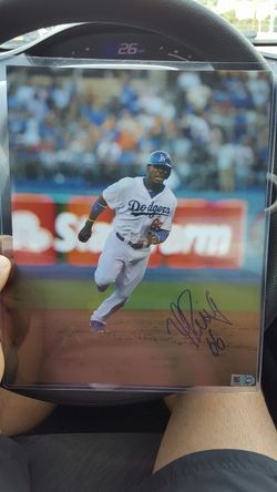 Yasiel Puig autographed $250