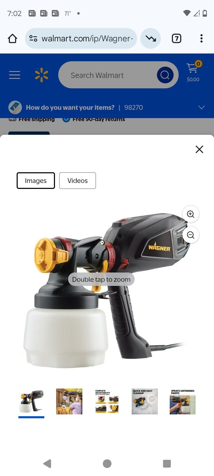 Brand New Never Used 159.00$ Wagner Pro Duty Power Painter In Box