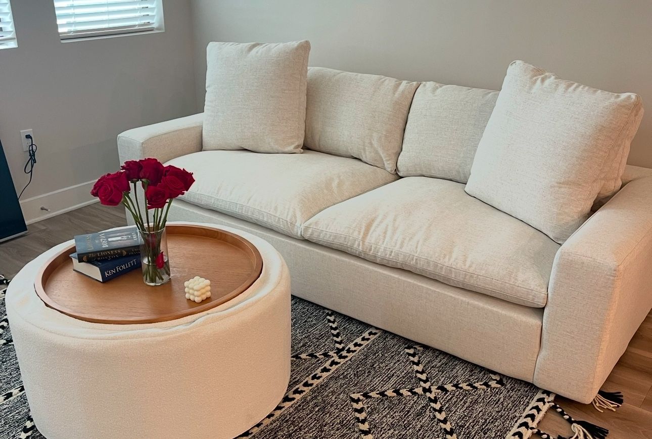 96” Beige Couch