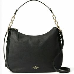 Kate Spade Vivian Mulberry Black Pebbled Leather Purse