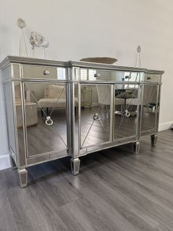Mirrored Sideboard Buffet Cabinet From Z Gallerie 