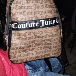 Authentic Juicy Couture Mini Backpack!!