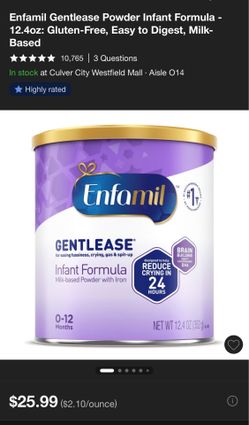 Baby formula
