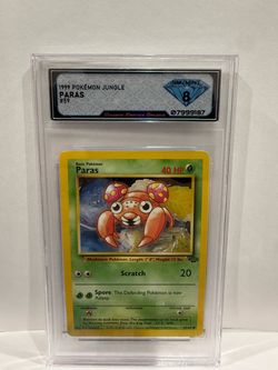 1999 Pokémon Jungle Paras #59 Graded DSG 8