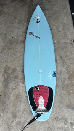 Epoxy Surfboard Blue FCS  Resin 8 Big Gun 6’7”