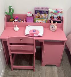 Girl pink bed set