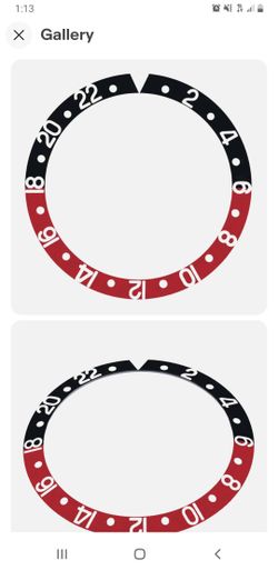 Rolex Ceramic Incert