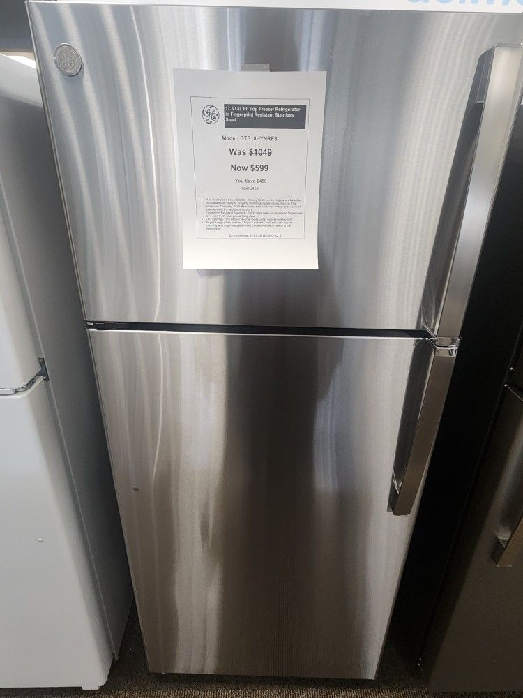 $599-$2099 GE Refrigerators Brand New, Express Delivery, One Year Warranty