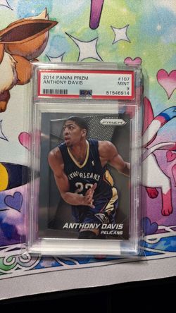 2014 Panini Prizm Anthony Davis #107 PSA 9