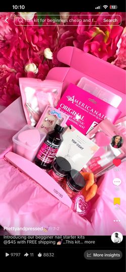 Acrylic nail starter kit