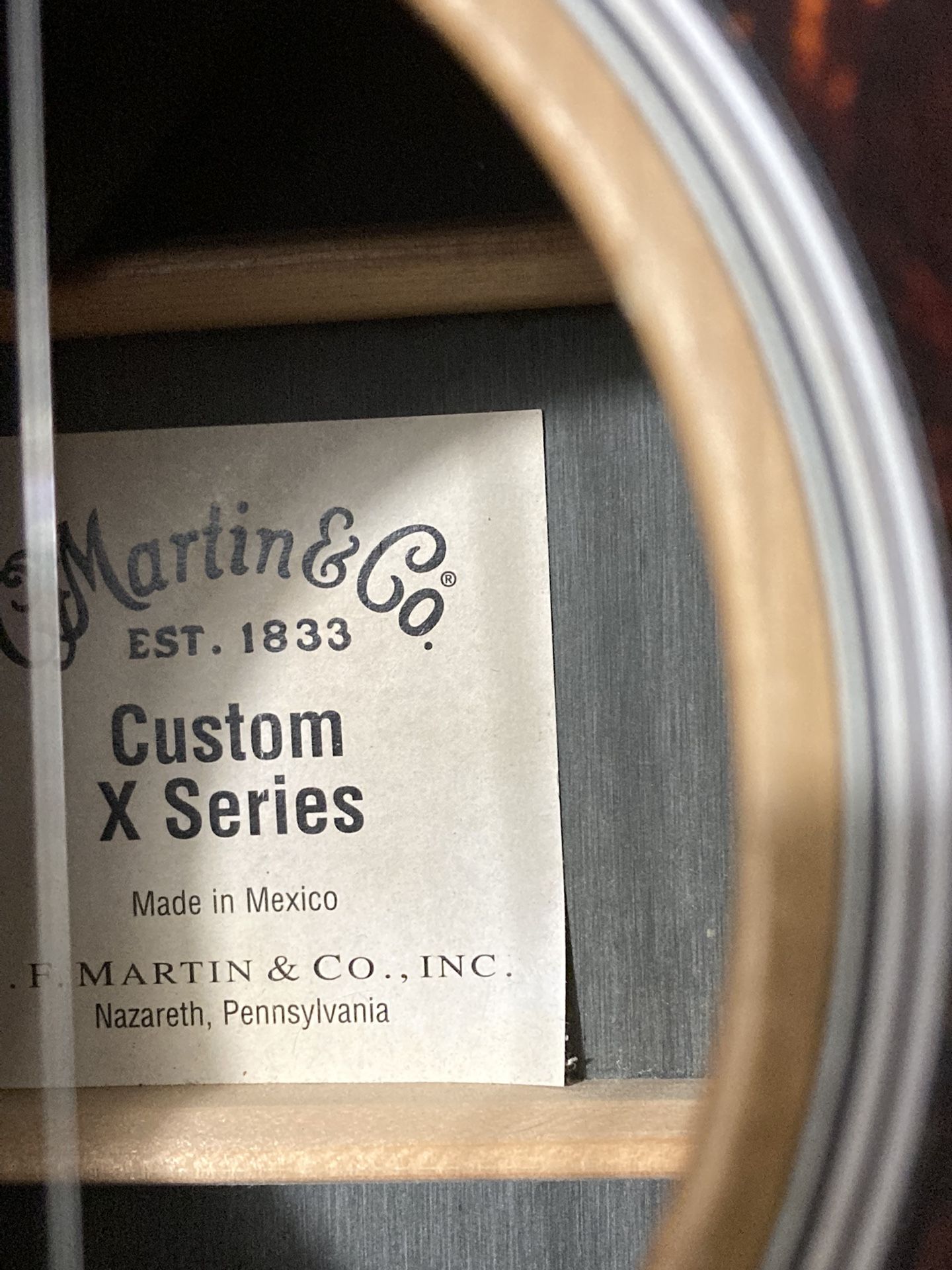 Martin Custom X Series Acoustic Electric Guitar with Hard Case for Sale in West Sacramento CA OfferUp