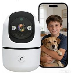 2K WiFi Cameras for Home Security with 24/7 Live Video