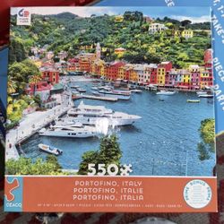 Ceaco Portofino Italy 550 pc Jigsaw PuzzleNew sealed bag