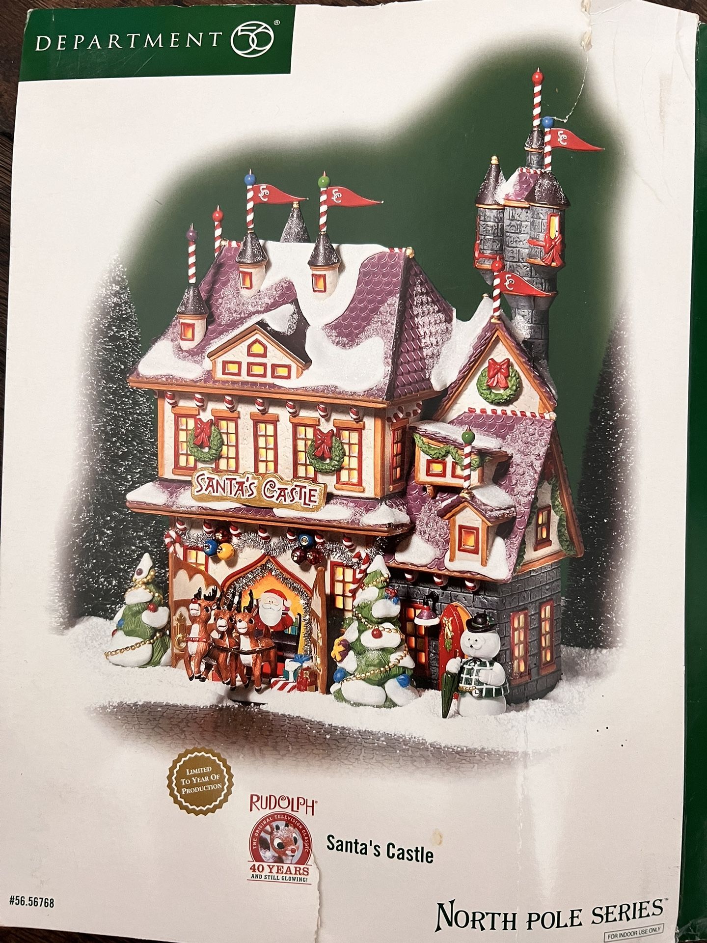 Department 56- North Pole Series-Santa’s Castle