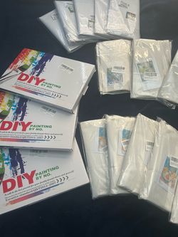 Lot of DIY paintings—16 total